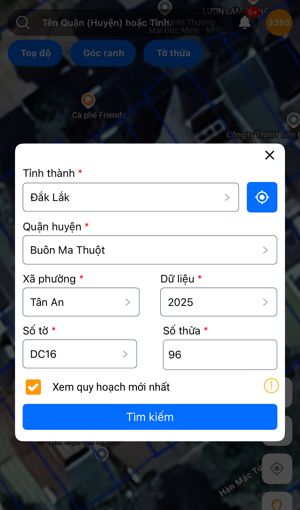 Hướng dẫn Tờ thửa